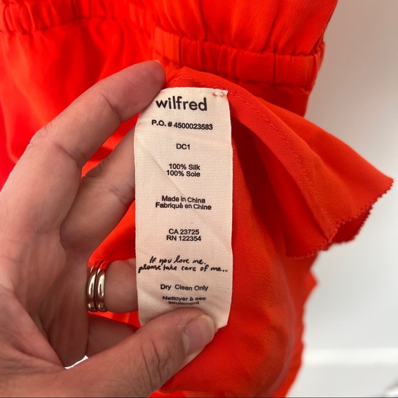 COPY - Aritzia Wilfred Babylone silk racer back dress - Picture 4 of 4